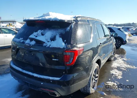 2016 Ford Explorer Sport из США, поврежденный, VIN 1FM5K8GT2GGB96308